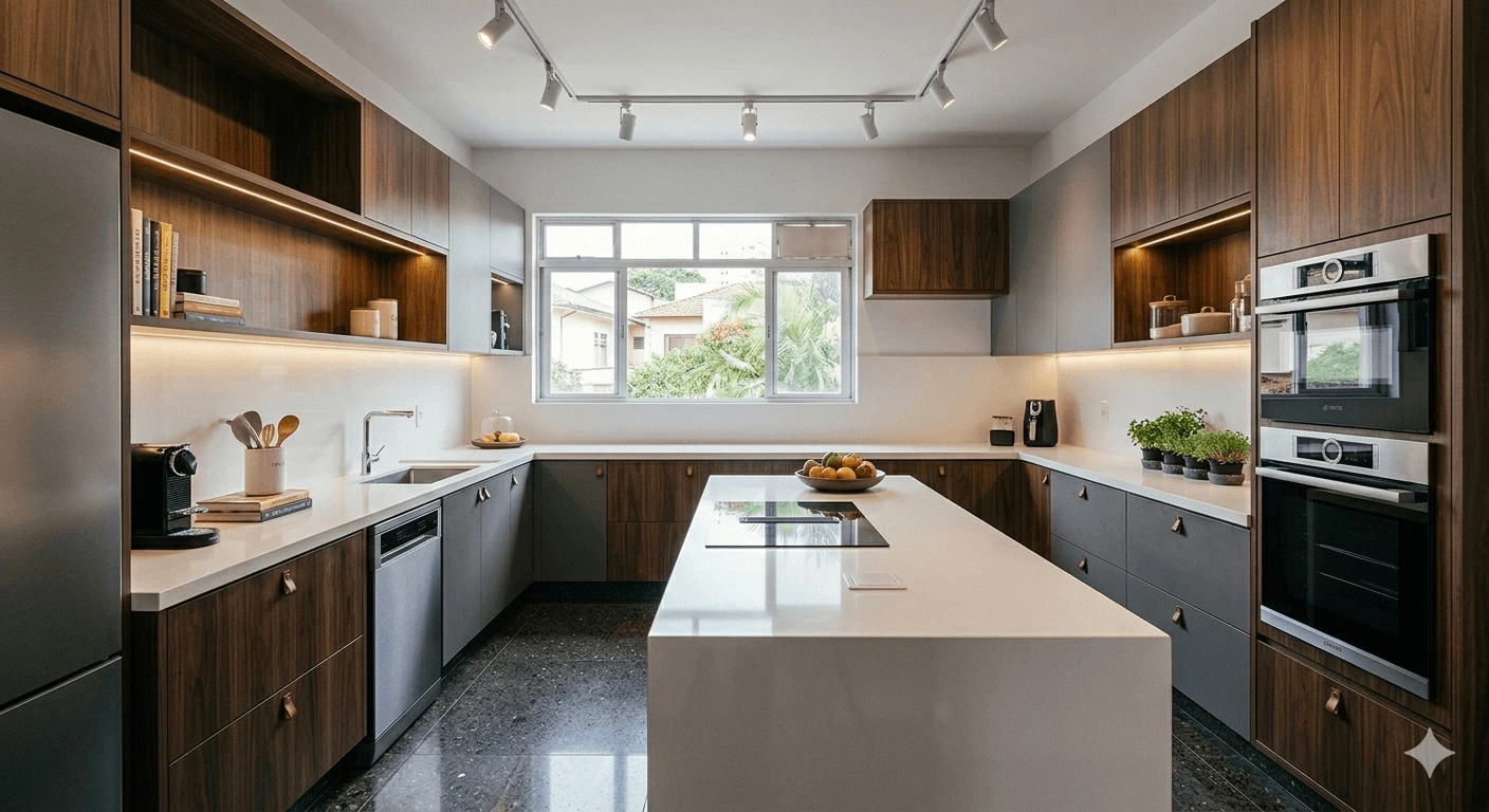 Cozinhas Planejadas em Curitiba com Estrutura Metálica e Design Exclusivo