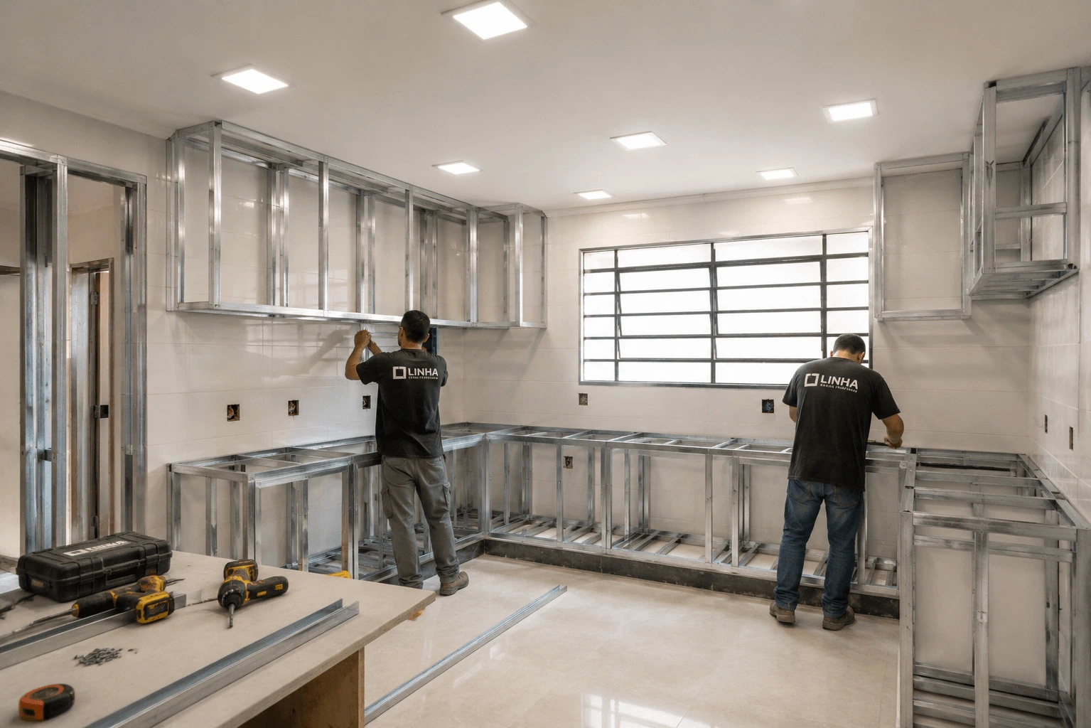 Cozinhas Planejadas em Curitiba com Estrutura Metálica e Design Exclusivo